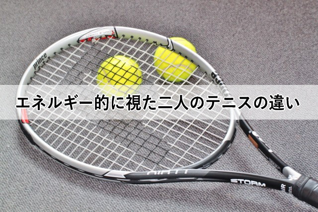 エネルギー的に視た二人のテニスの違い