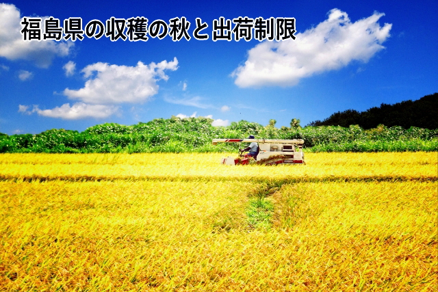福島県の収穫の秋と出荷制限