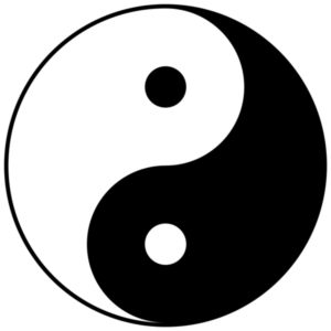 易のシンボル、太極の図
