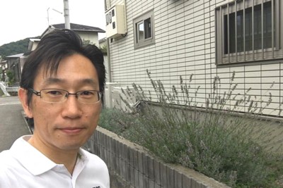 ラベンダー剪定あと一株