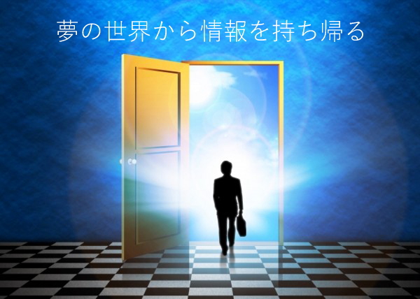 夢の世界から情報を持ち帰る