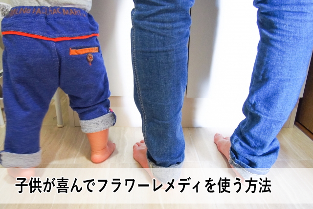 子供が喜んでフラワーレメディを使う方法